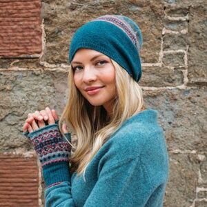 Eribe Alloa Lugano Rose beanie wool hat Scotland